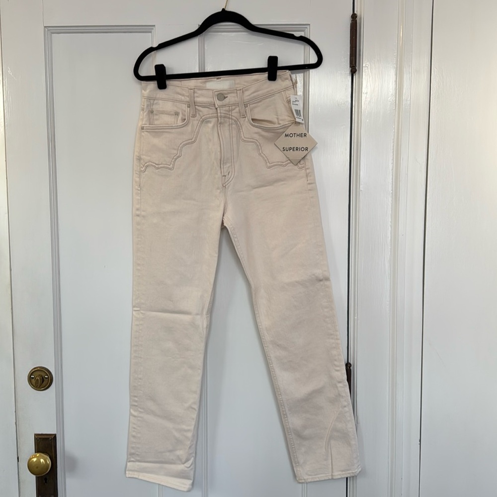 Mother Cream The Buckle Bunny Rider Ankle Size 29